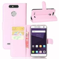 Чехол с визитницей для ZTE Blade V8 Mini (розовый)