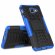 Чехол Hybrid Armor для Samsung Galaxy J7 Max (черный + голубой)