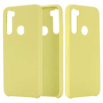 Силиконовый чехол Mobile Shell для Xiaomi Redmi Note 8 (желтый)
