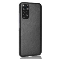 Кожаная накладка-чехол для Xiaomi Redmi Note 11 / Redmi Note 11S (черный) Кожаная накладка-чехол для Xiaomi Redmi Note 11 / Redmi Note 11S (черный)