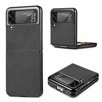 Чехол Carbon Design для Samsung Galaxy Z Flip 3 (черный)