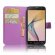 Чехол с визитницей для Samsung Galaxy A7 (2017) SM-A720F (фиолетовый)