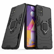 Чехол Armor Ring Holder для Samsung Galaxy M31s (черный) Чехол Armor Ring Holder для Samsung Galaxy M31s (черный)