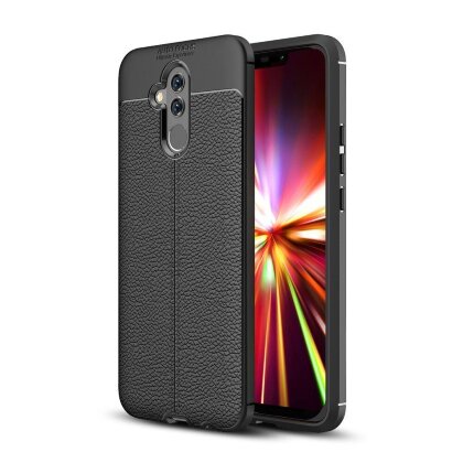 Чехол-накладка Litchi Grain для Huawei Mate 20 Lite (черный)