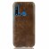 Кожаная накладка-чехол для Huawei P20 lite (2019) / Huawei nova 5i (коричневый)