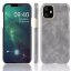 Кожаная накладка-чехол для iPhone 11 Pro (серый)