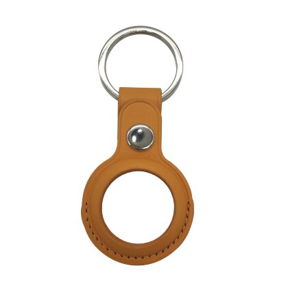 Брелок из экокожи для AirTag (желтый)