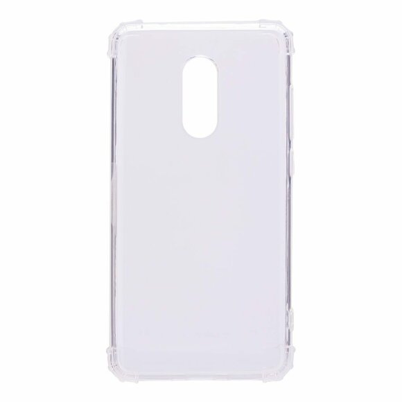 Силиконовый чехол с усиленными бортиками для Xiaomi Redmi Note 4X (прозрачный)