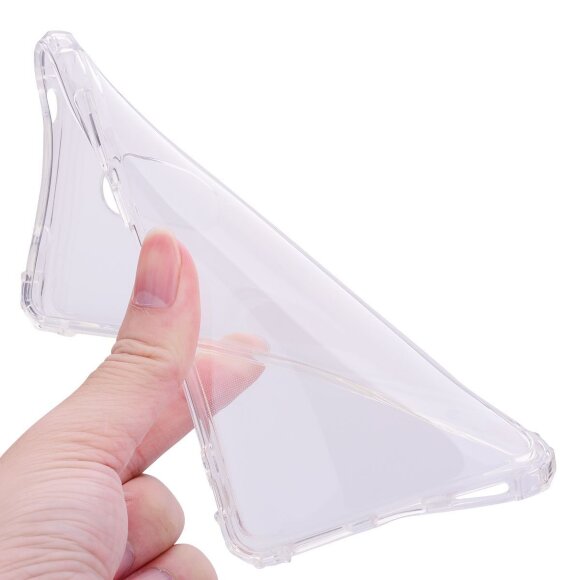 Силиконовый чехол с усиленными бортиками для Xiaomi Redmi Note 4X (прозрачный)