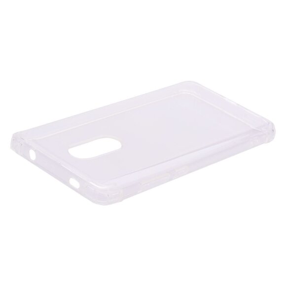 Силиконовый чехол с усиленными бортиками для Xiaomi Redmi Note 4X (прозрачный)