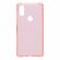 Силиконовый чехол с усиленными бортиками для Xiaomi Mi 8 (розовый)