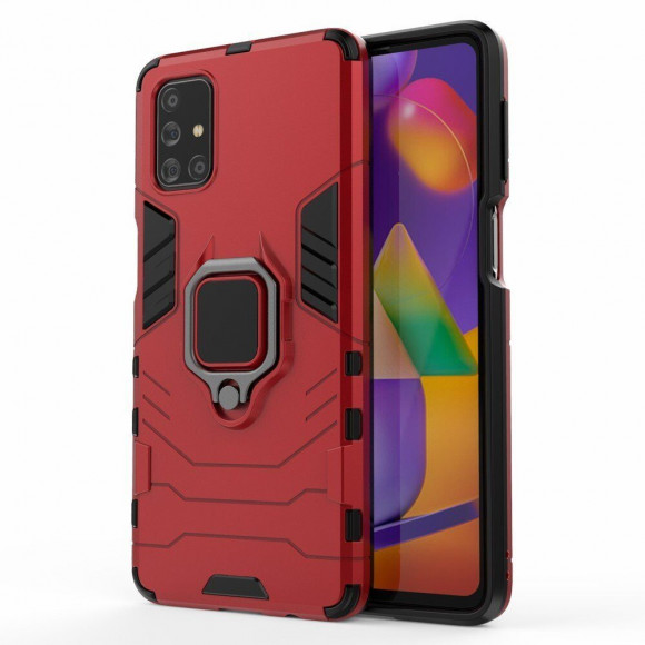 Чехол Armor Ring Holder для Samsung Galaxy M31s (красный) Чехол Armor Ring Holder для Samsung Galaxy M31s (красный)