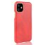Кожаная накладка-чехол для iPhone 11 Pro (красный)
