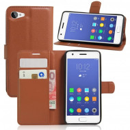 Чехол с визитницей для Lenovo ZUK Z2  (коричневый)