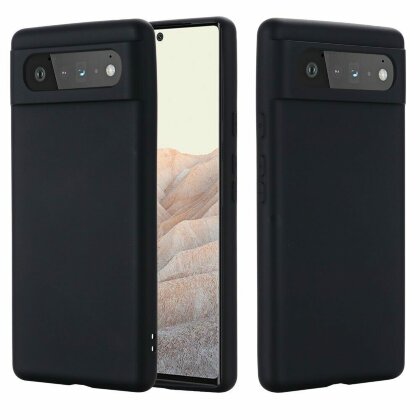 Силиконовый чехол Mobile Shell для Google Pixel 6 (черный)
