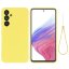 Силиконовый чехол Mobile Shell для Samsung Galaxy A54 (желтый)
