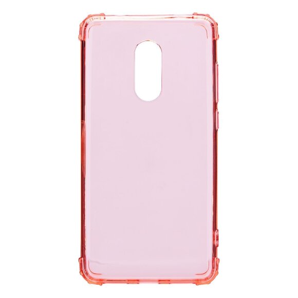 Силиконовый чехол с усиленными бортиками для Xiaomi Redmi Note 4X (розовый)