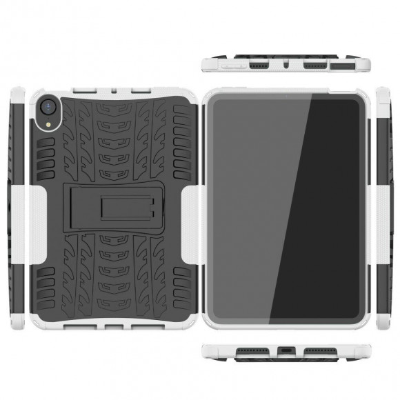 Чехол Hybrid Armor для Apple iPad mini 6 (черный + белый) Чехол Hybrid Armor для Apple iPad mini 6 (черный + белый)