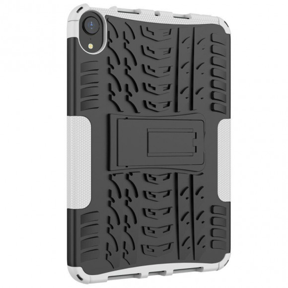 Чехол Hybrid Armor для Apple iPad mini 6 (черный + белый) Чехол Hybrid Armor для Apple iPad mini 6 (черный + белый)