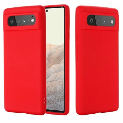 Силиконовый чехол Mobile Shell для Google Pixel 6 (красный)