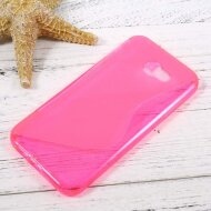 Нескользящий чехол для Samsung Galaxy A7 (2017) SM-A720F (малиновый)