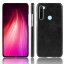 Кожаная накладка-чехол для Xiaomi Redmi Note 8 (черный)