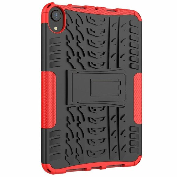Чехол Hybrid Armor для Apple iPad mini 6 (черный + красный) Чехол Hybrid Armor для Apple iPad mini 6 (черный + красный)