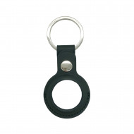 Брелок из экокожи для AirTag (темно-зеленый)