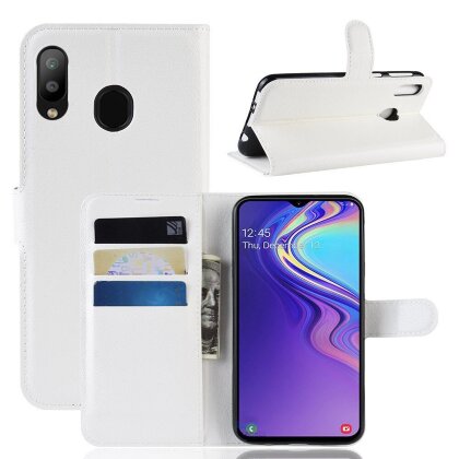 Чехол для Samsung Galaxy M20 (белый)