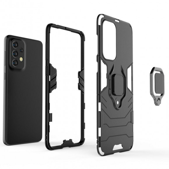 Чехол Armor Ring Holder для Samsung Galaxy A33 5G (черный) Чехол Armor Ring Holder для Samsung Galaxy A33 5G (черный)