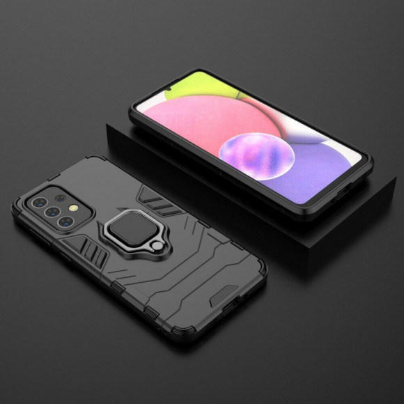Чехол Armor Ring Holder для Samsung Galaxy A33 5G (черный) Чехол Armor Ring Holder для Samsung Galaxy A33 5G (черный)