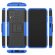 Чехол Hybrid Armor для Huawei P40 lite (черный + голубой)