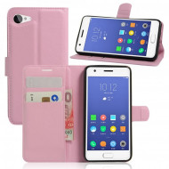 Чехол с визитницей для Lenovo ZUK Z2  (розовый)