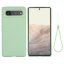 Силиконовый чехол Mobile Shell для Google Pixel 6 (зеленый)