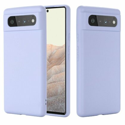 Силиконовый чехол Mobile Shell для Google Pixel 6 (фиолетовый)
