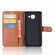 Чехол с визитницей для Samsung Galaxy J7 Max (коричневый)
