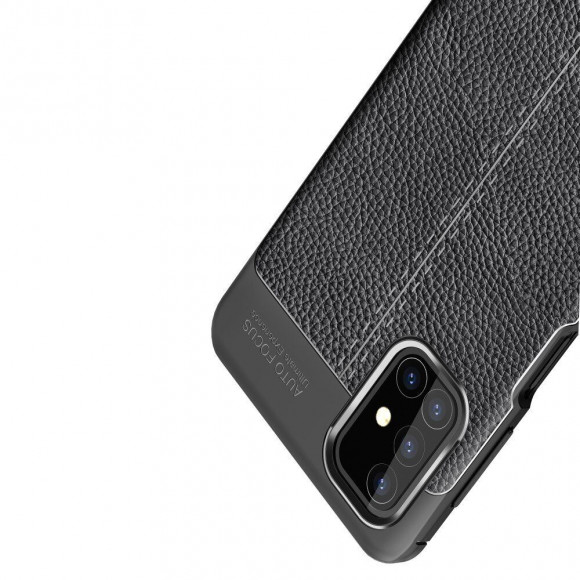 Чехол-накладка Litchi Grain для Samsung Galaxy M31s (черный) Чехол-накладка Litchi Grain для Samsung Galaxy M31s (черный)