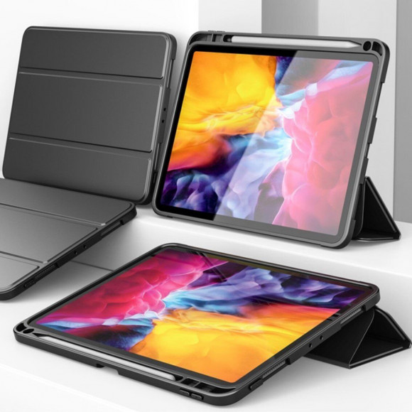 Чехол Drop-Resistant для Apple iPad Pro 12.9 (Серия - 2018 года) (темно-синий) Чехол Drop-Resistant для Apple iPad Pro 12.9 (Серия - 2018 года) (темно-синий)