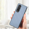 Чехол Carbon Design для Samsung Galaxy Z Fold4 (голубой)