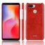 Чехол Litchi Texture для Xiaomi Redmi 6 (красный)