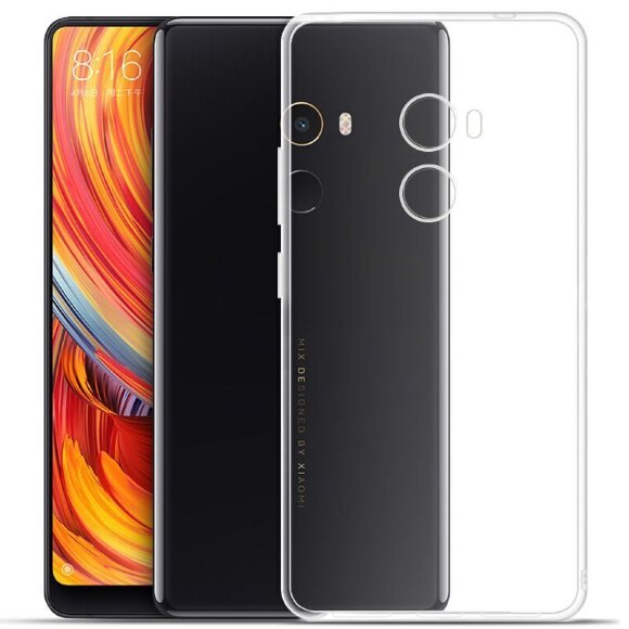 Силиконовый TPU чехол для Xiaomi Mi Mix 2 Силиконовый TPU чехол для Xiaomi Mi Mix 2