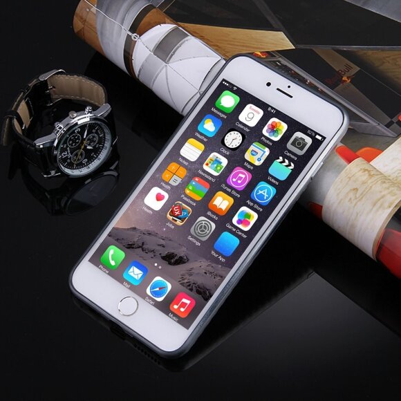 Чехол-накладка Artistic Carbon для iPhone 6 Plus / 6S Plus (серебряный) Чехол-накладка Artistic Carbon для iPhone 6 Plus / 6S Plus (серебряный)