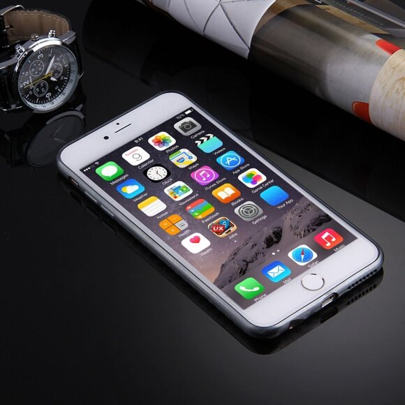 Чехол-накладка Artistic Carbon для iPhone 6 Plus / 6S Plus (серебряный) Чехол-накладка Artistic Carbon для iPhone 6 Plus / 6S Plus (серебряный)