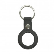 Брелок из экокожи для AirTag (серый)