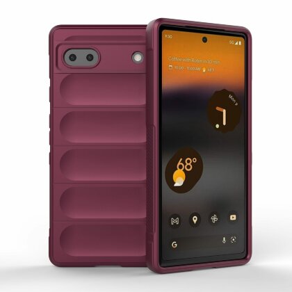 Чехол Magic Shield для Google Pixel 6a (темно-красный)