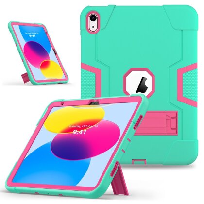 Противоударный гибридный чехол для iPad 10 2022 - 10,9 дюйма (зеленый)