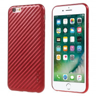 Чехол-накладка Artistic Carbon для iPhone 6 Plus / 6S Plus (красный) Чехол-накладка Artistic Carbon для iPhone 6 Plus / 6S Plus (красный)