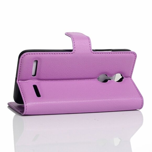 Чехол с визитницей для Lenovo K6 Power (фиолетовый) Чехол с визитницей для Lenovo K6 Power (фиолетовый)