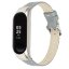 Кожаный ремешок для Xiaomi Mi Band 5 (серый)