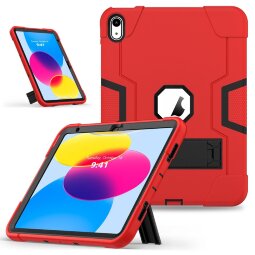 Противоударный гибридный чехол для iPad 10 2022 - 10,9 дюйма (красный)
